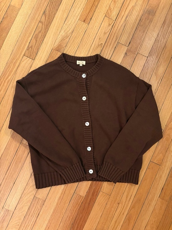 DONNI. Sweaters - DONNI The Cotton Knit Cardigan